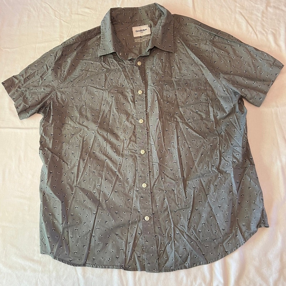 Goodfellow & Co Men's XL Slim Fit Short Sleeve Button Down Shirt (2608)